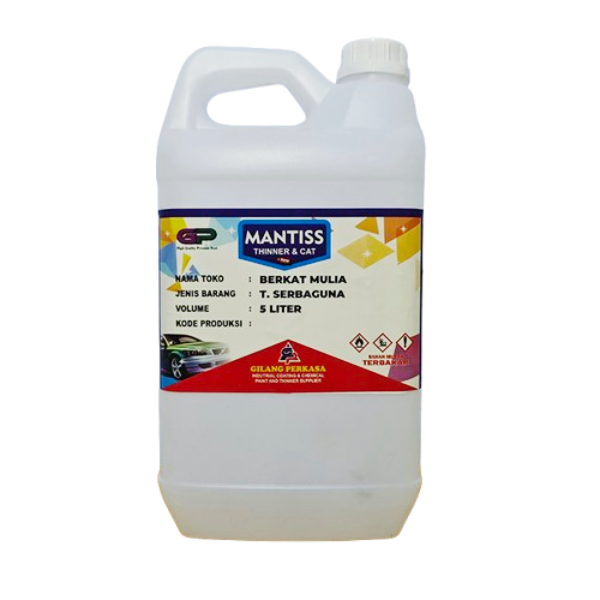 Thinner Mantiss Jerigen All Type 5liter